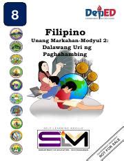 uri ng paghahambing|Filipino 8 Unang Markahan – Modyul 4: Paghahambing.